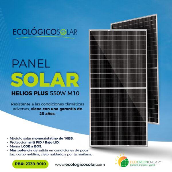 Modulo Solar Eco Green Energy 550W - Monocristalino - UL - EGE550WM