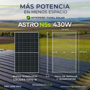 Panel Solar Astronergy 430W type N