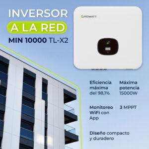 Inversor Solar Growatt Guatemala MIN 10000-TL-X2