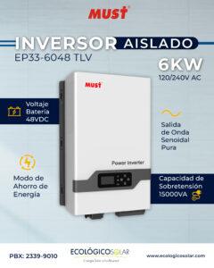 inversor solar aislado MUST