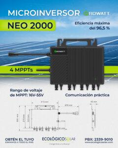 Micro inversor NEO GROWATT