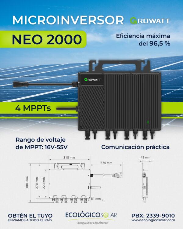 Micro inversor NEO GROWATT