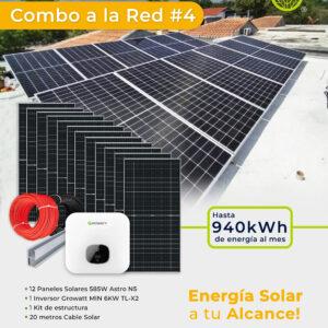 KIT DE ENERGIA SOLAR 4 A LA RED GUATEMALA